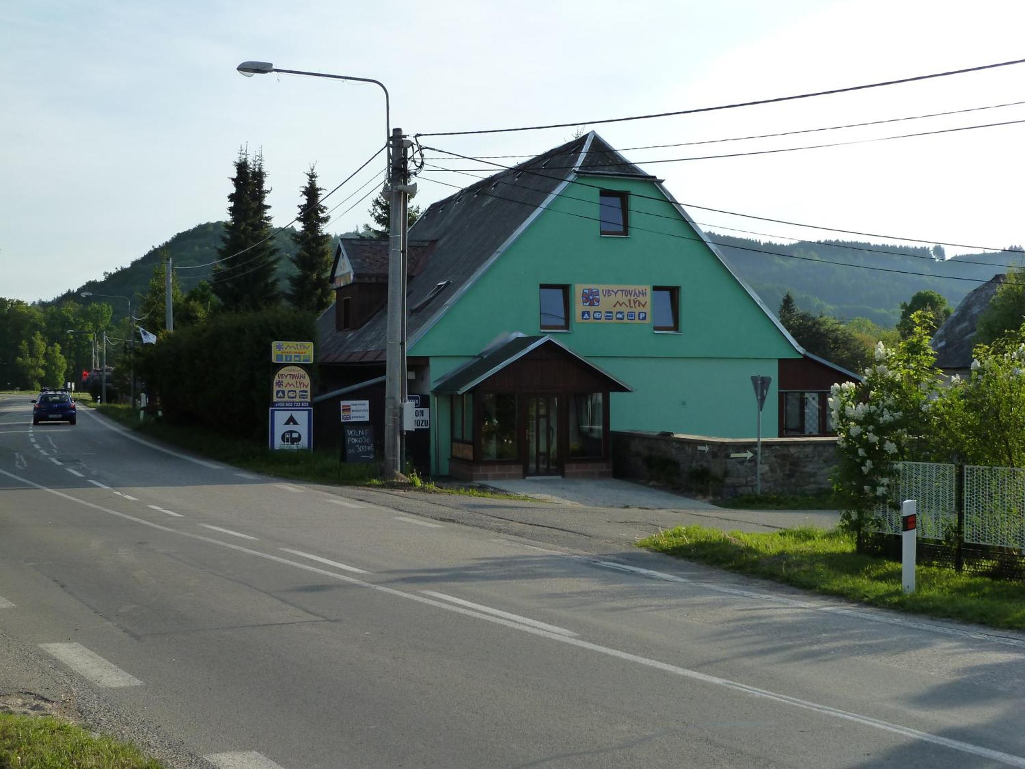 Ubytovani Mlyn Velké Losiny Exteriör bild
